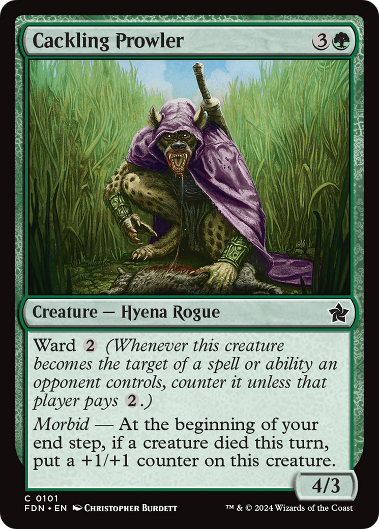 Cackling Prowler - Foil