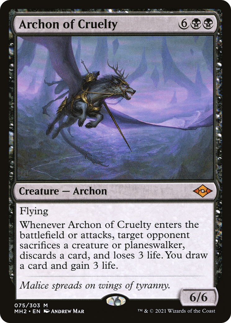 Archon of Cruelty - Foil