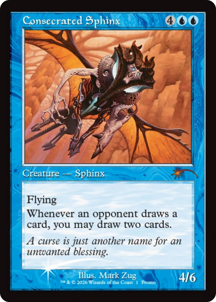 Consecrated Sphinx (0001) (Promo) (Retro Frame) (PF26) - Foil