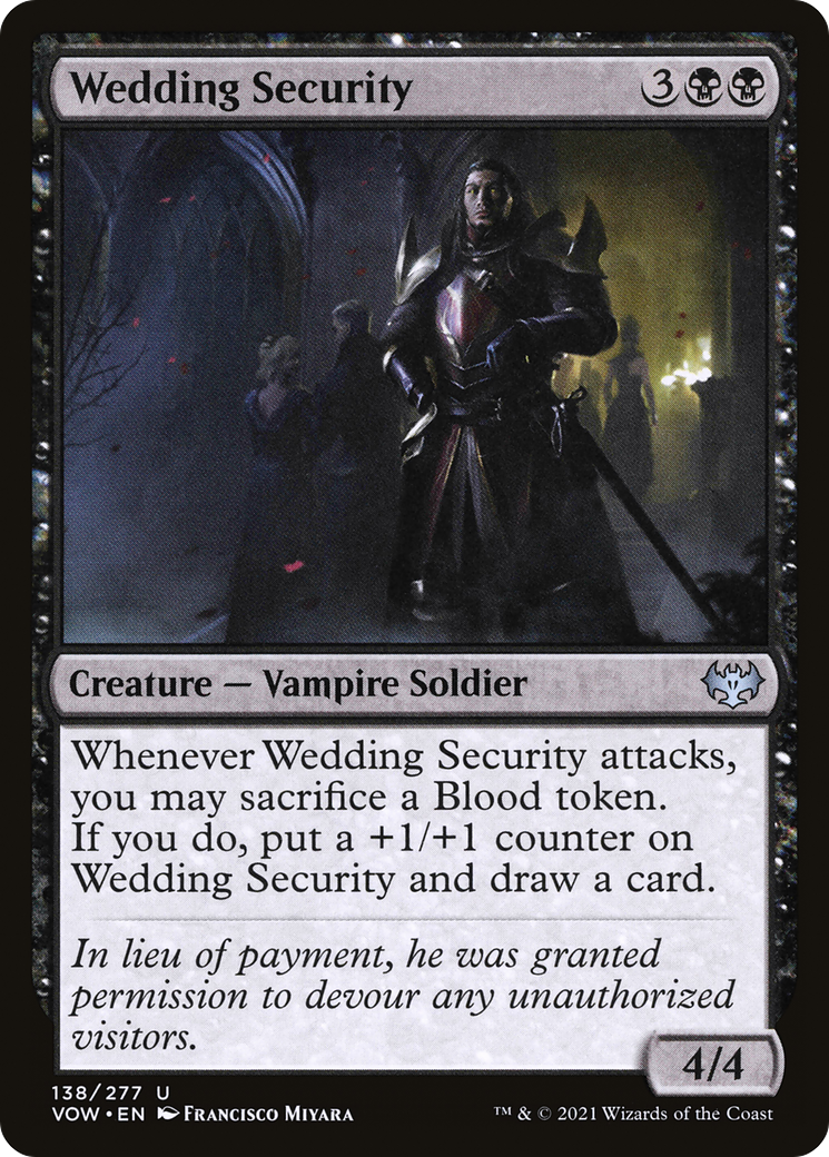 Wedding Security - Foil