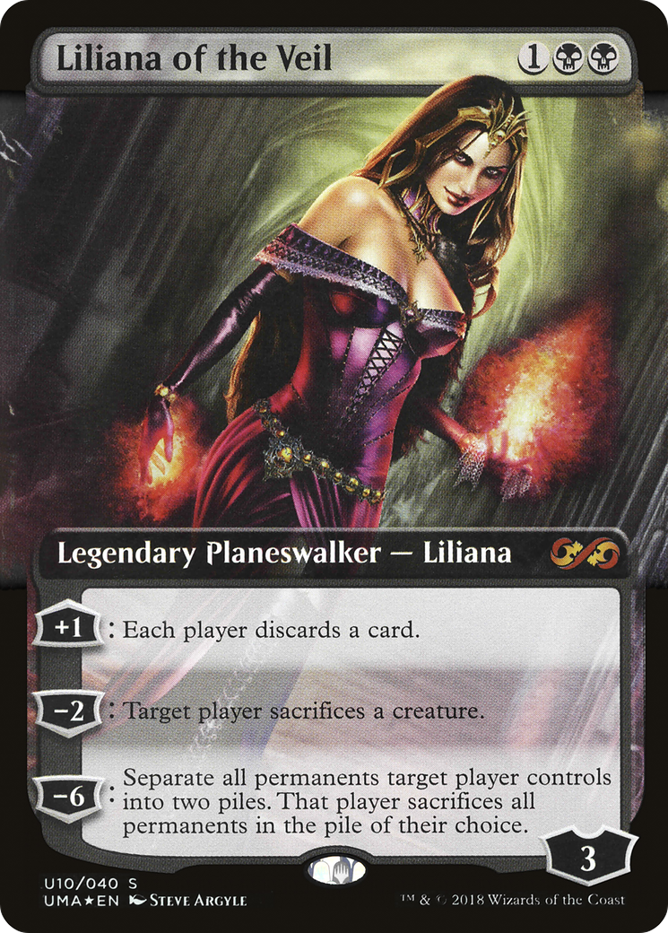 Liliana of the Veil (U10) (Extended Art) - Foil