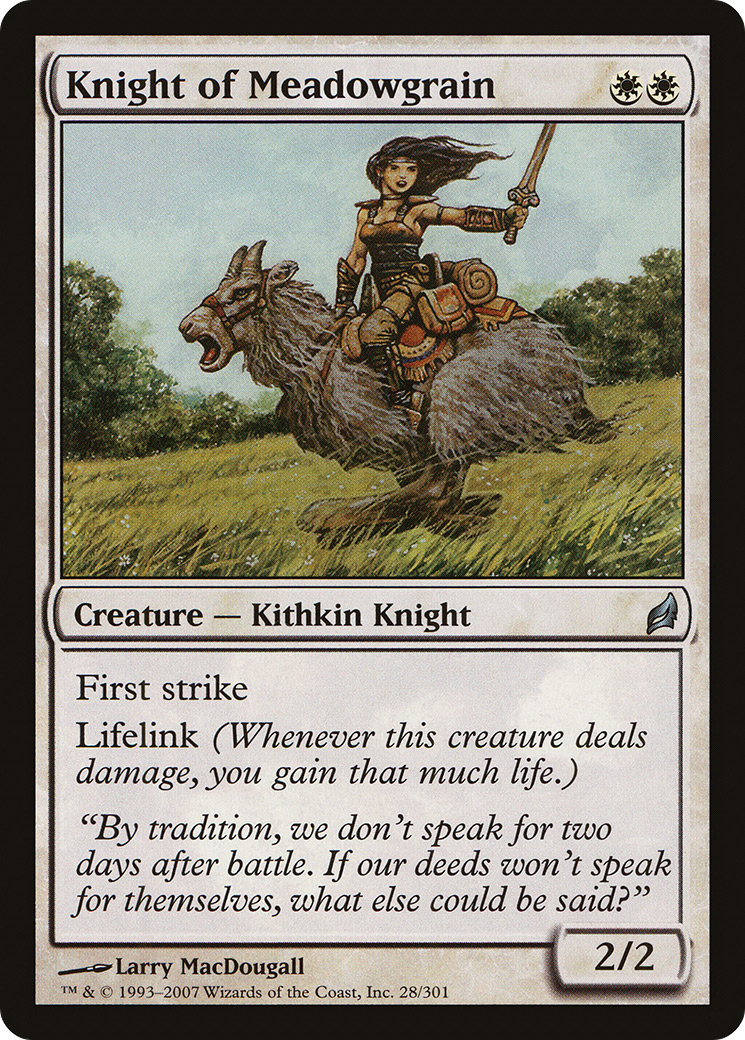 Knight of Meadowgrain - Foil