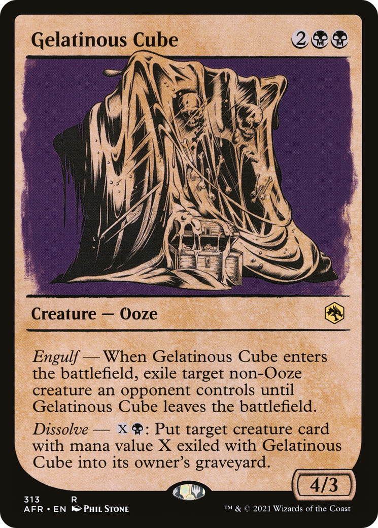 Gelatinous Cube (313) (Showcase) - Foil