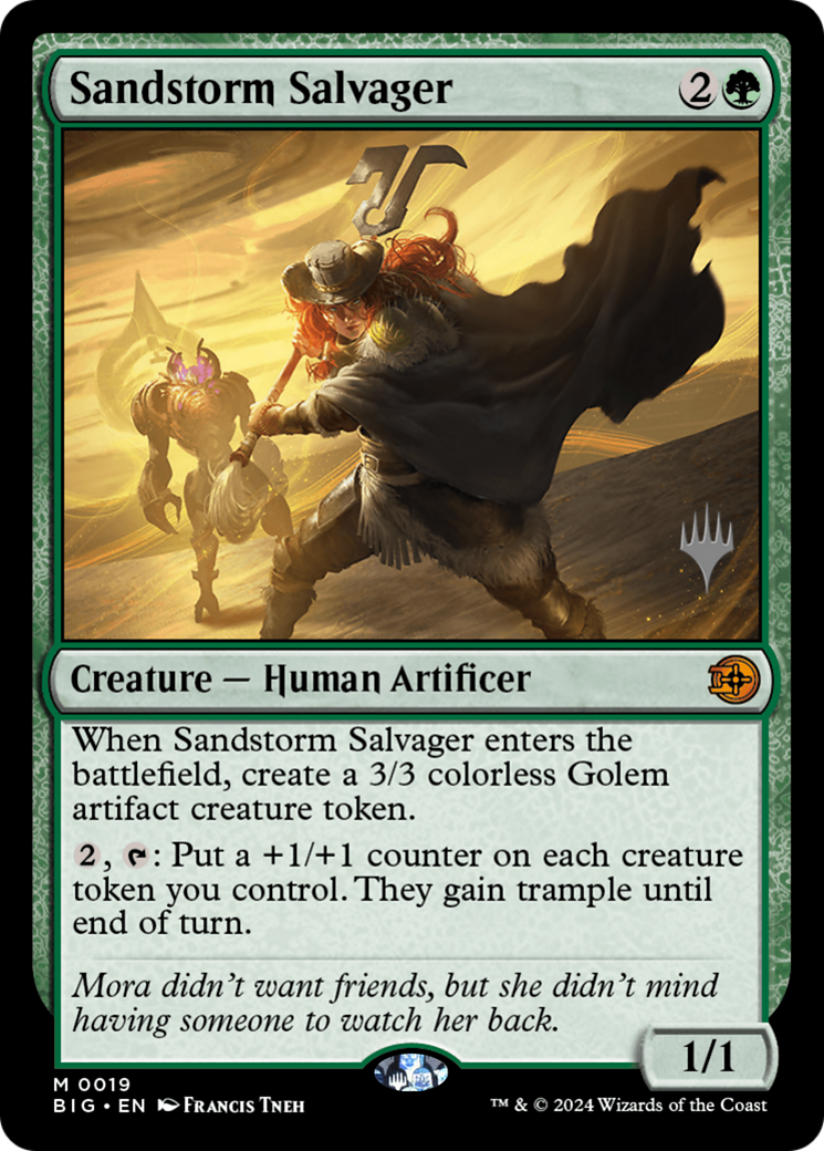 Sandstorm Salvager (0019) (Promo Pack) (PBIG) - Foil
