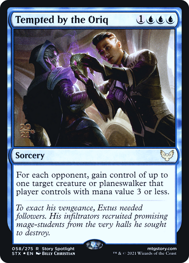 Tempted by the Oriq (058) (Prerelease) - Foil