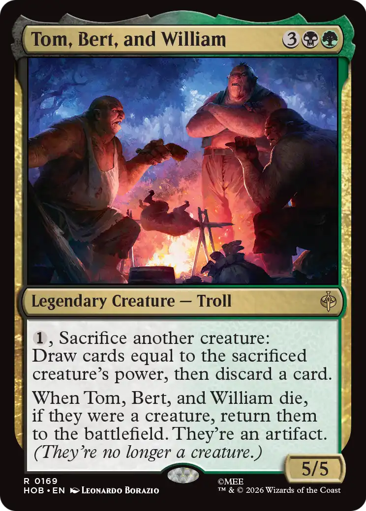 Tom, Bert, and William (0169) (HOB) - Foil