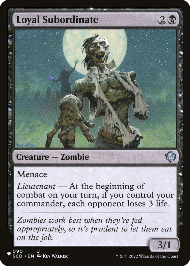 Loyal Subordinate (SCD-90) (PLST)
