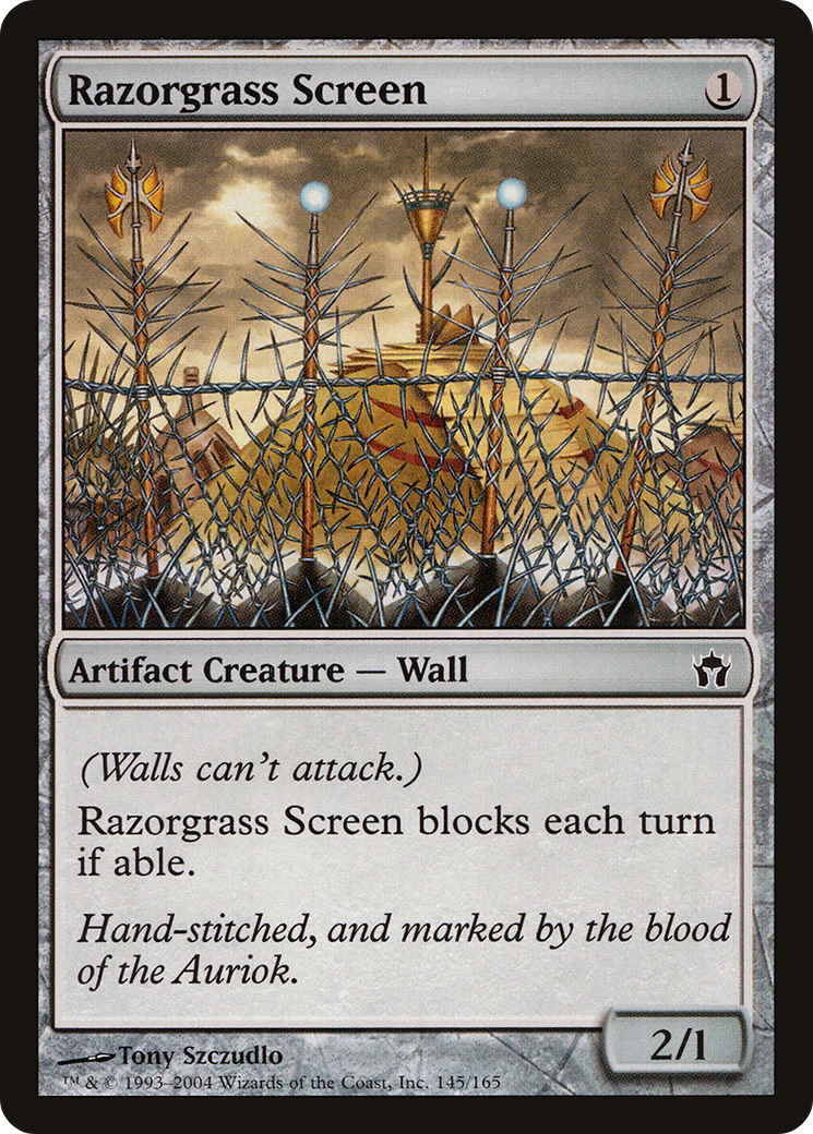 Razorgrass Screen - Foil