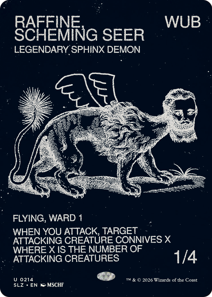 Raffine, Scheming Seer (0214) (Showcase) (SLZ)