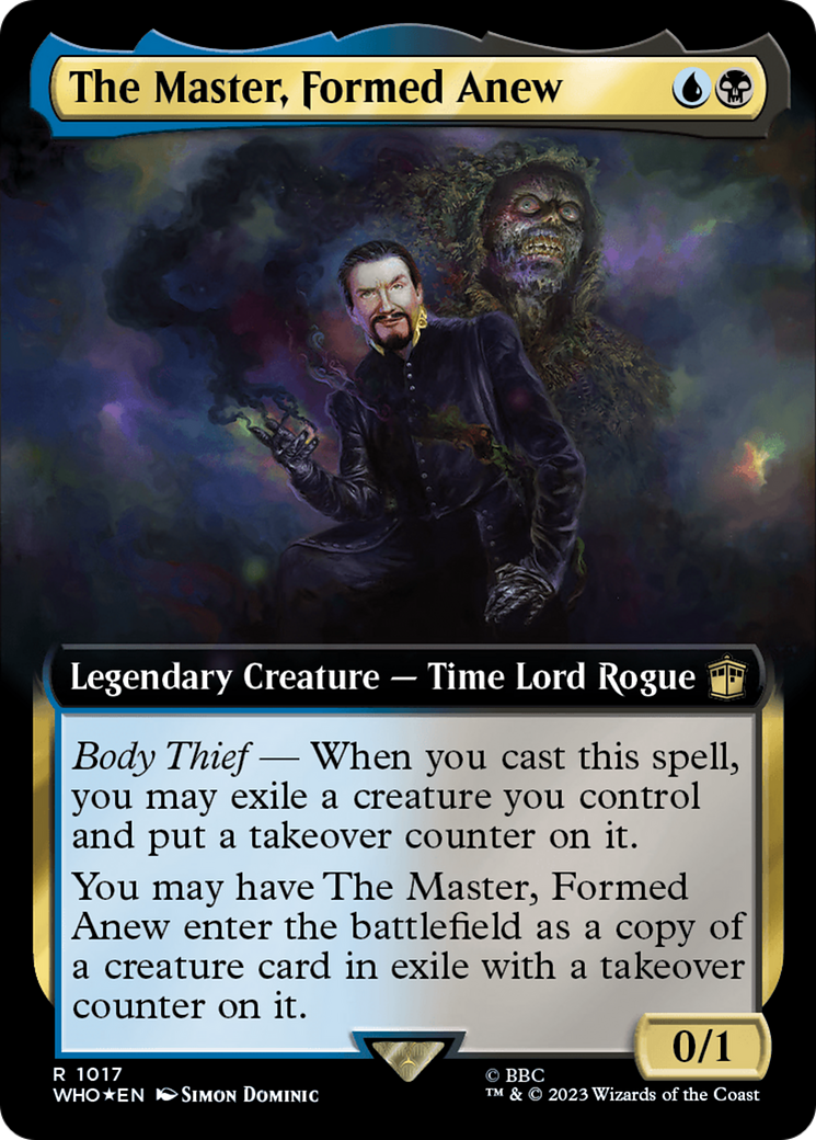 The Master, Formed Anew (1017) (Extended Art) - Surge Foil
