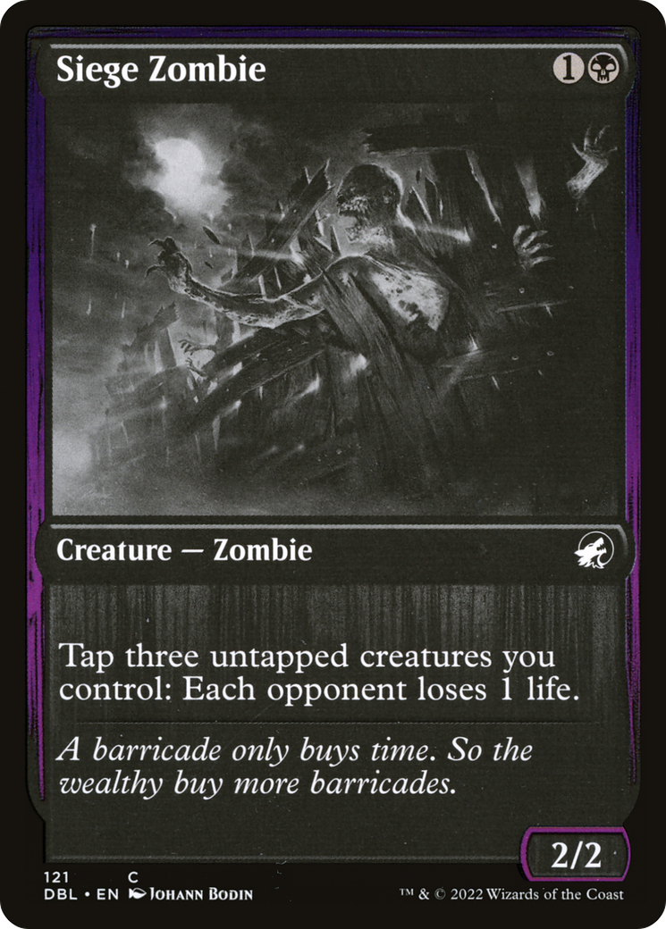 Siege Zombie - Foil