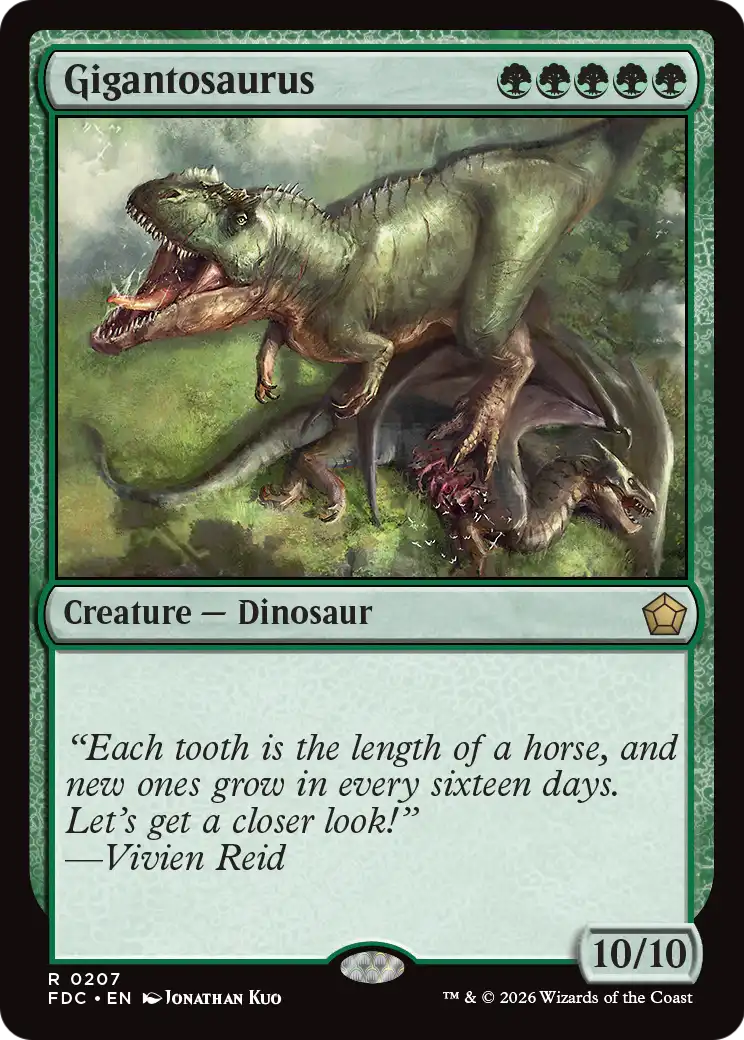 Gigantosaurus (FDC)