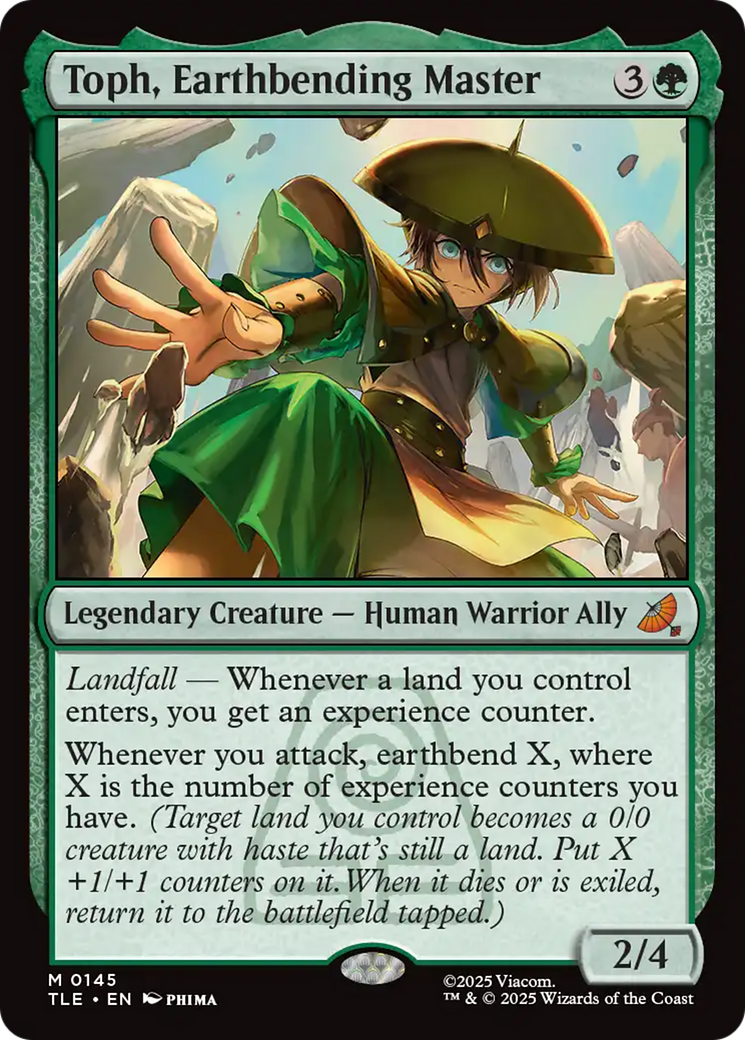 Toph, Earthbending Master - Foil tle