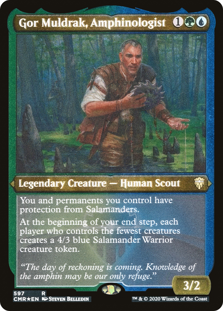 Gor Muldrak, Amphinologist - Foil Etched