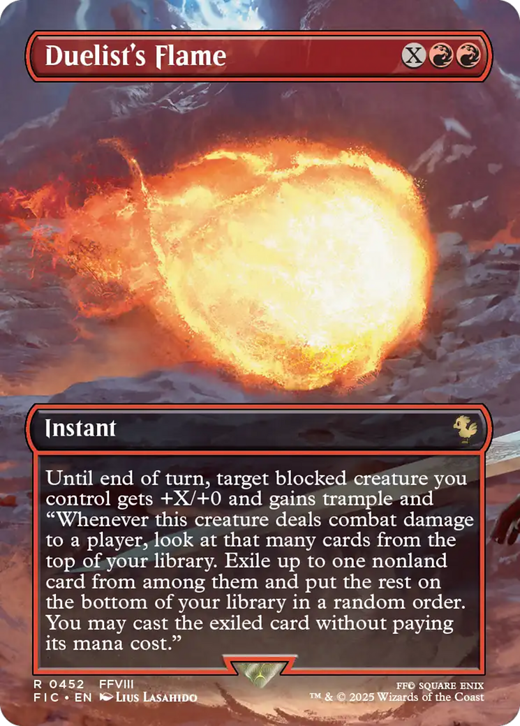Duelist's Flame (0452) (Borderless) - Foil fic