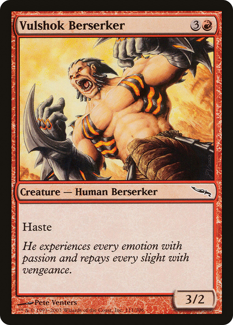 Vulshok Berserker - Foil