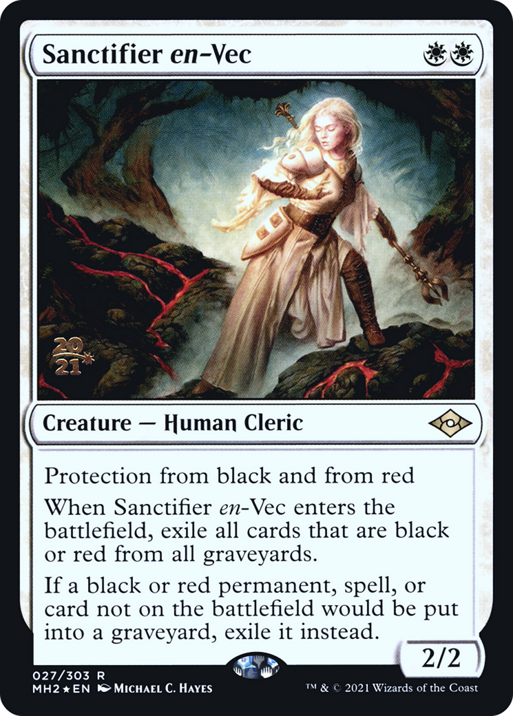 Sanctifier en-Vec (027) (Prerelease) - Foil