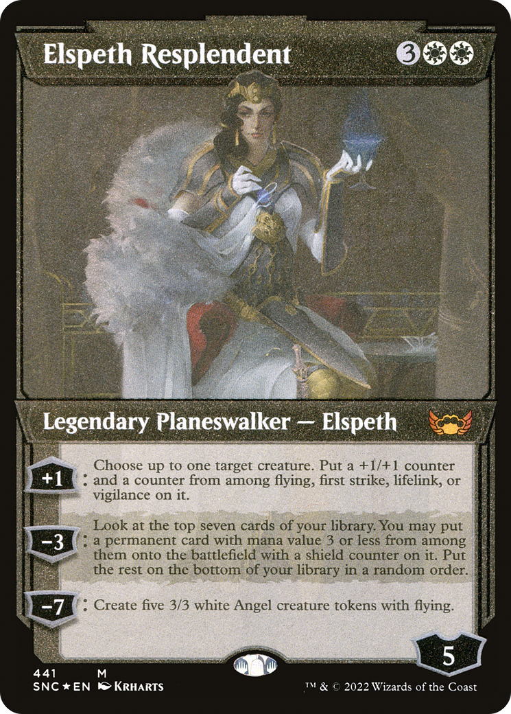 Elspeth Resplendent (441) (Showcase) - Foil Etched