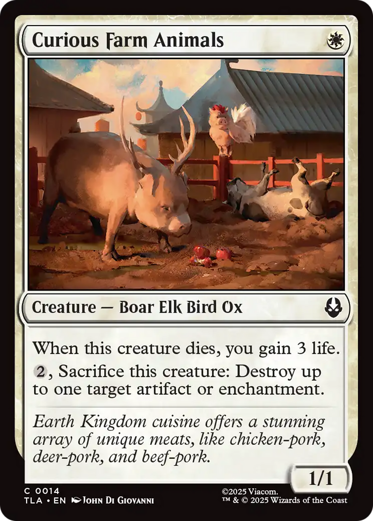 Curious Farm Animals - Foil tla