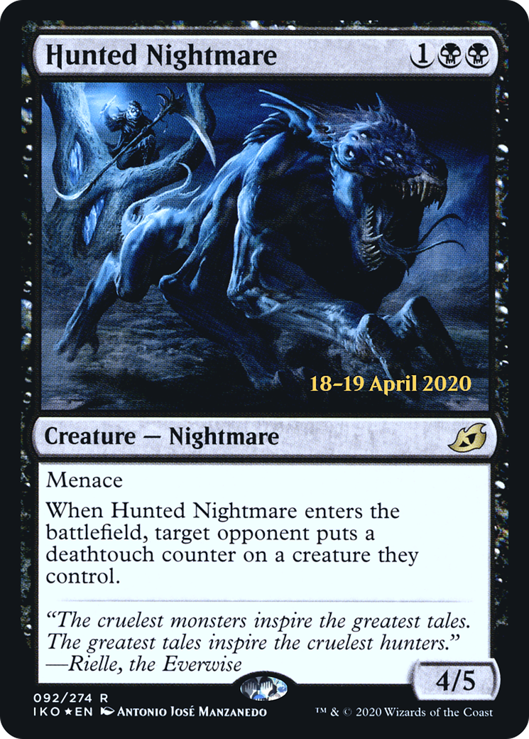 Hunted Nightmare (092) (Prerelease) - Foil