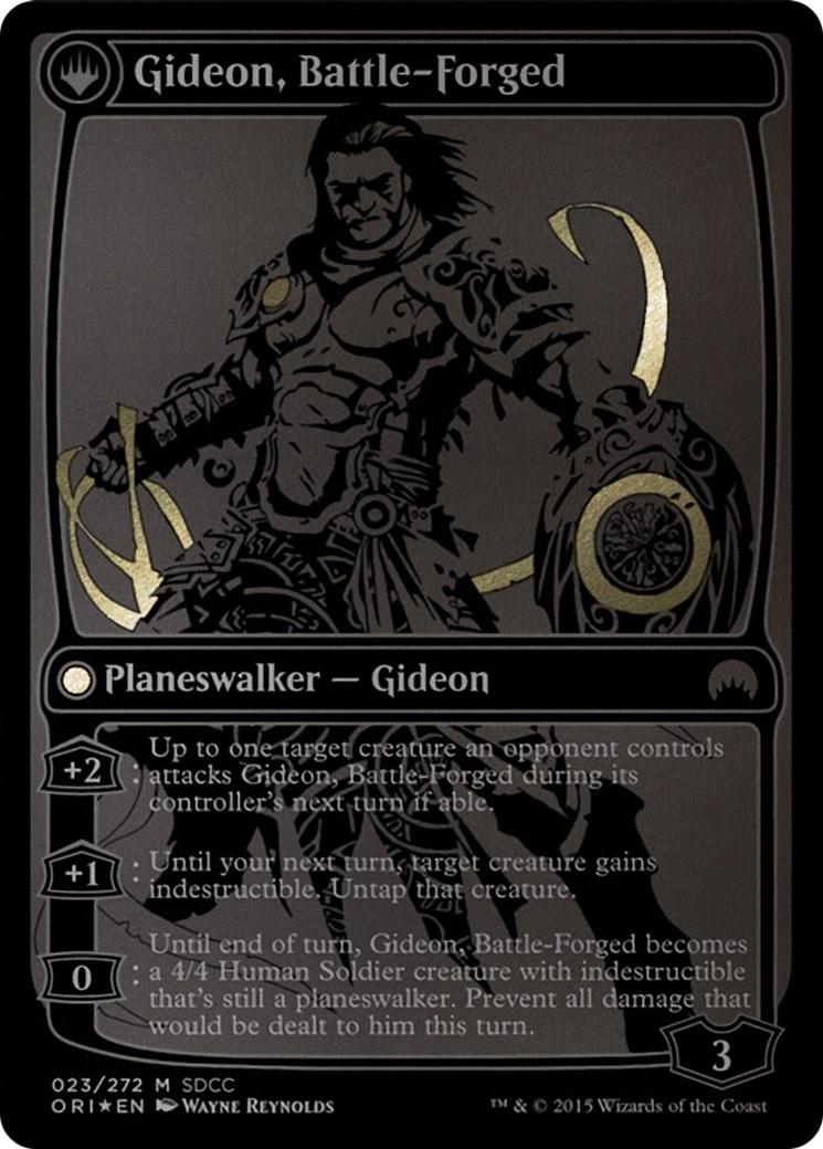 Kytheon, Hero of Akros // Gideon, Battle-Forged (023) (SDCC 2015) (PS15) - Foil