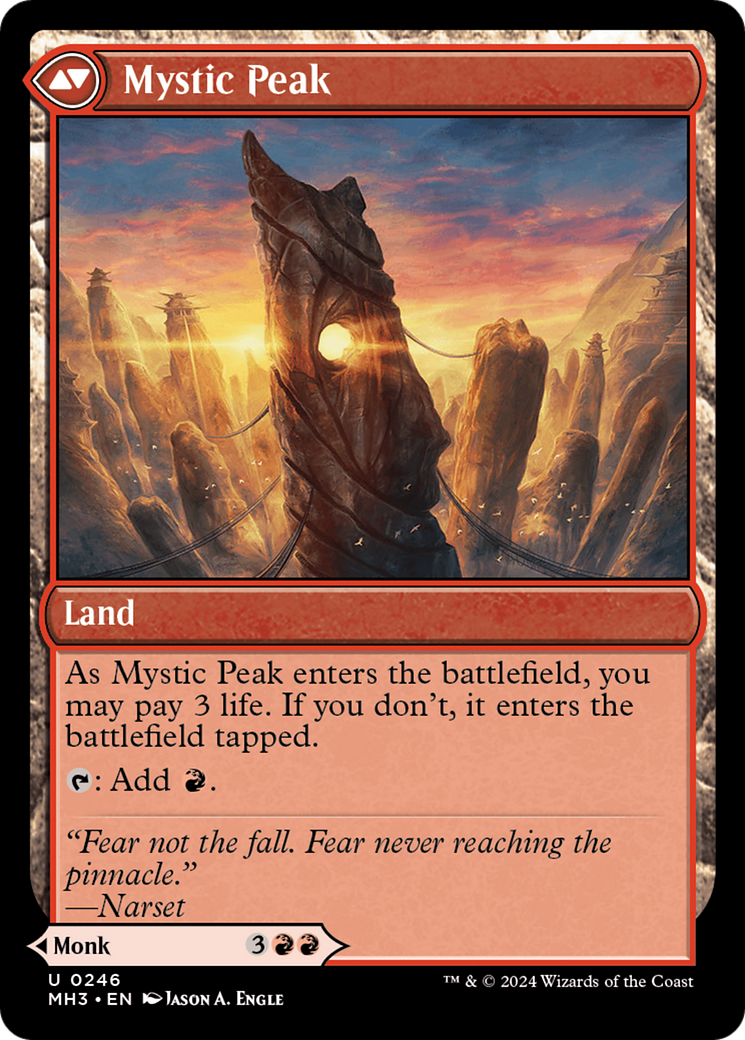 Pinnacle Monk // Mystic Peak (MH3) - Foil