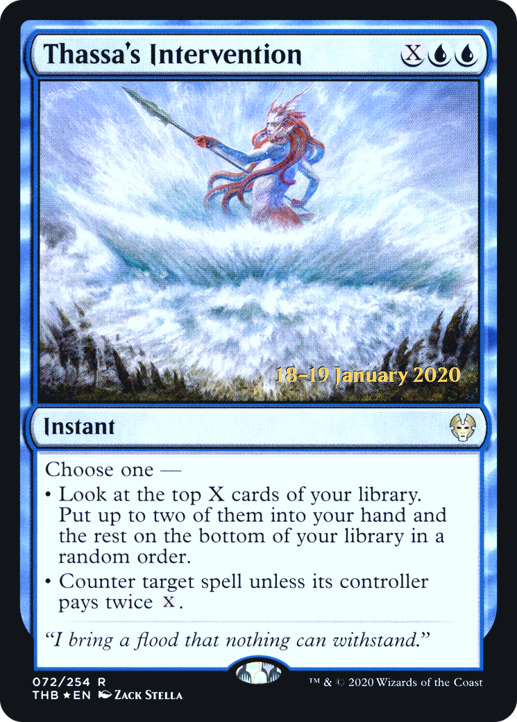Thassa's Intervention (072) (Prerelease) - Foil