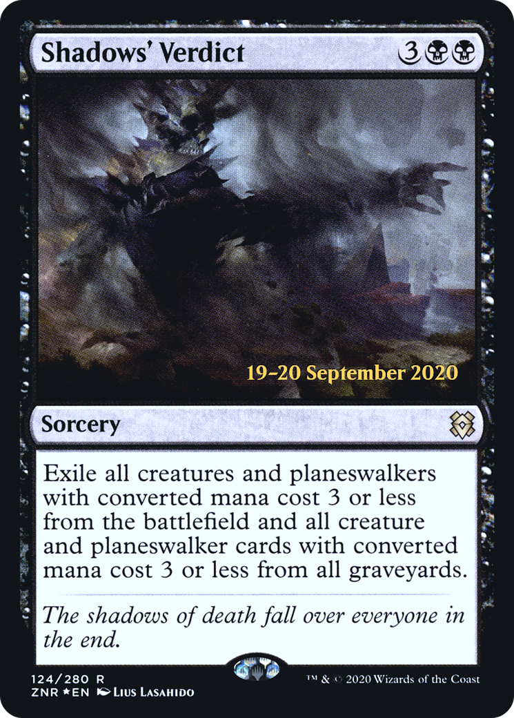 Shadows' Verdict (124) (Prerelease) - Foil