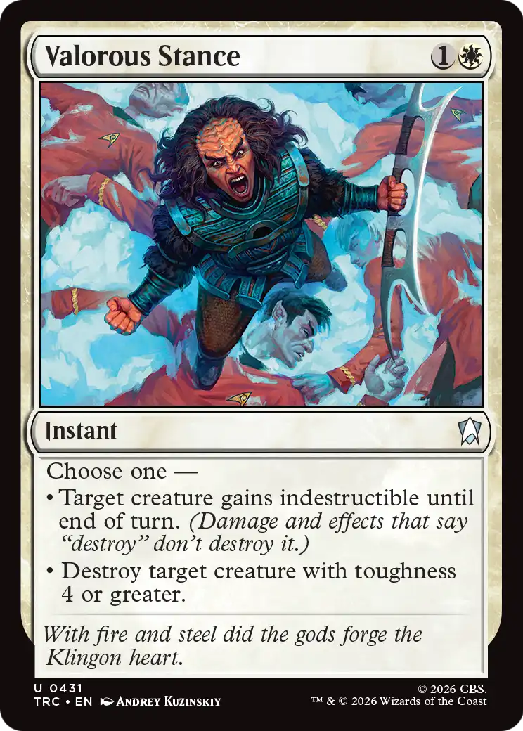 Valorous Stance (0431) (TRC) - Surge Foil