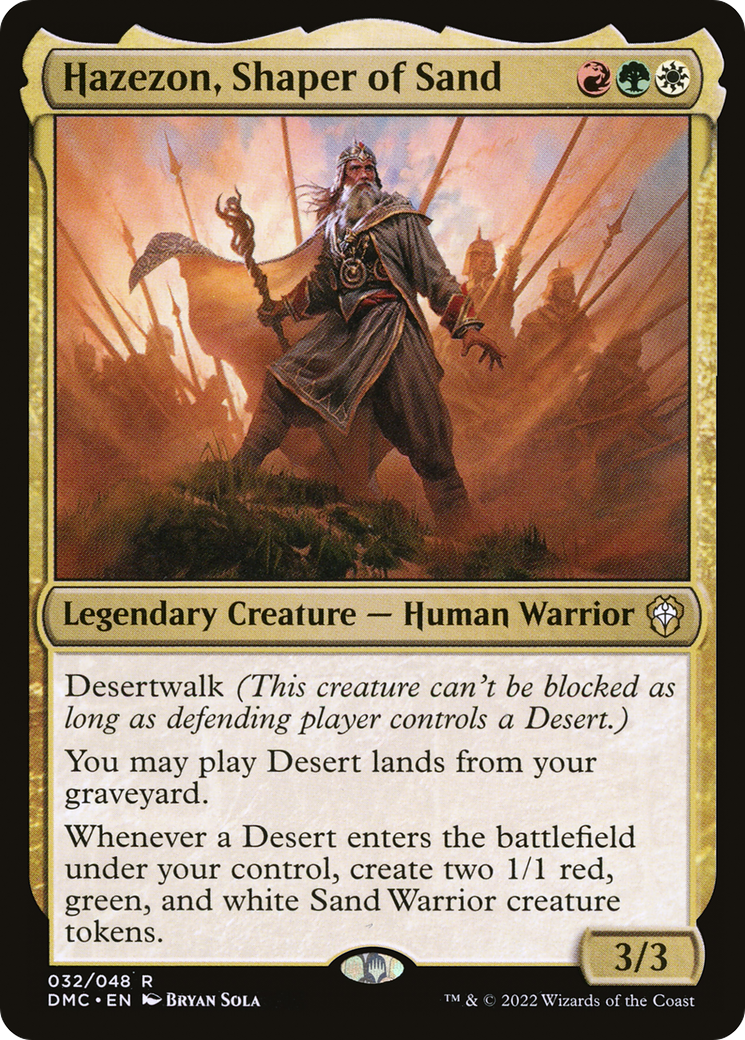 Hazezon, Shaper of Sand - Foil