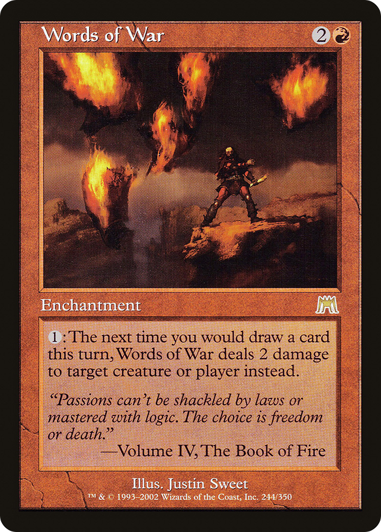 Words of War - Foil