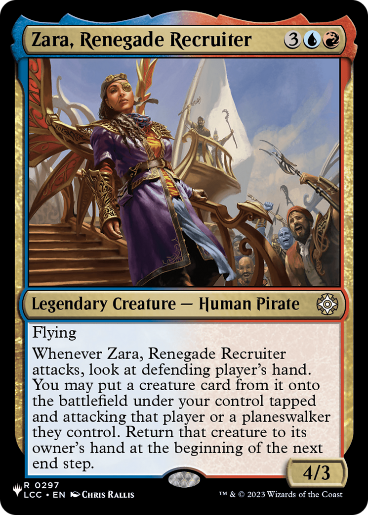 Zara, Renegade Recruiter (LCC-297) (PLST)