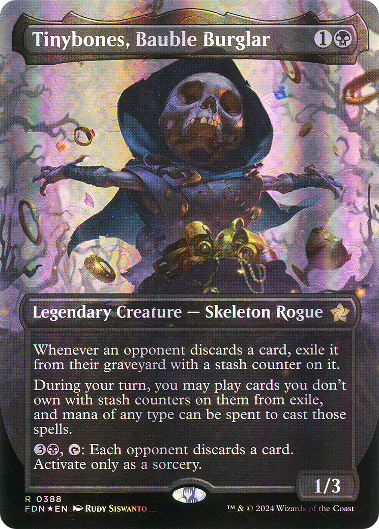 Tinybones, Bauble Burglar (0388) (Borderless) - Mana Foil
