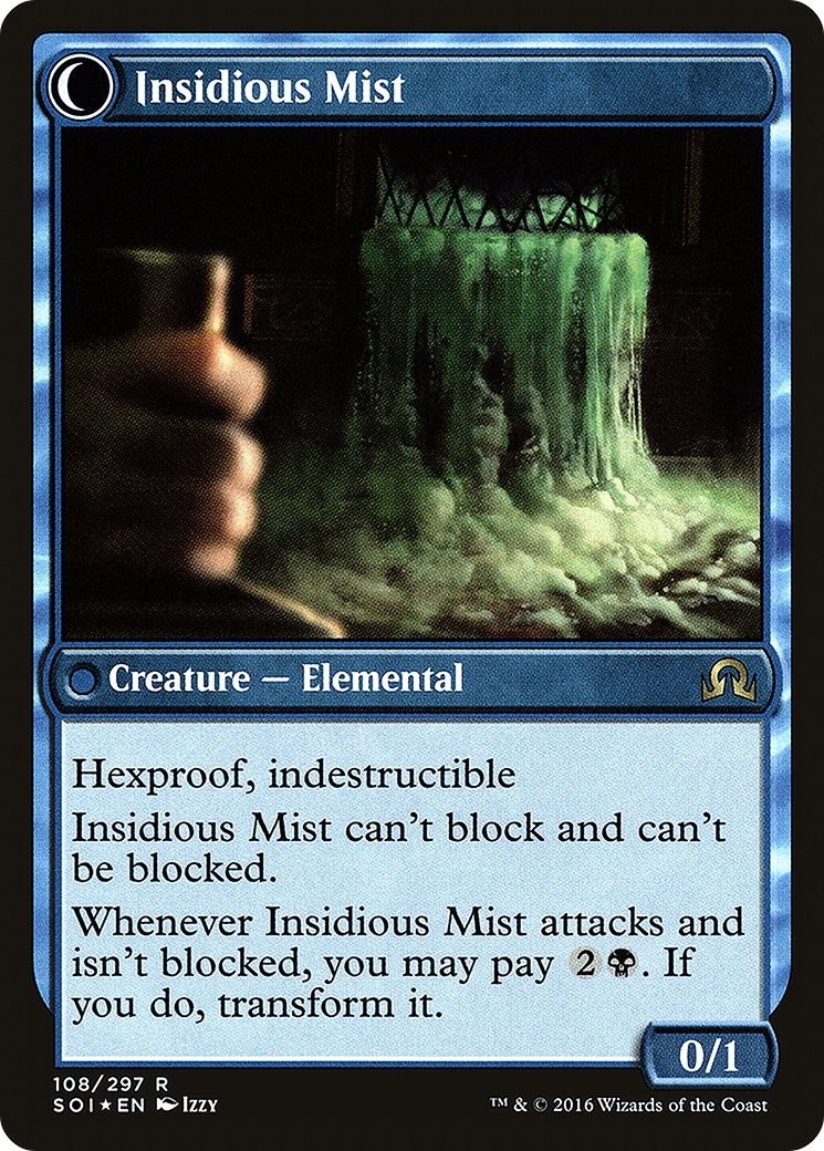 Elusive Tormentor // Insidious Mist (108) (Prerelease) (PSOI) - Foil