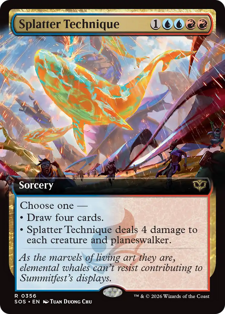 Splatter Technique (0356) (Extended Art) (SOS) - Foil