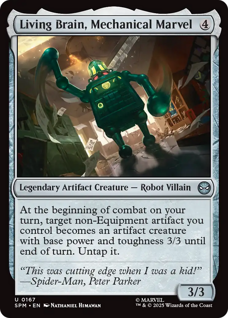 Living Brain, Mechanical Marvel - Foil