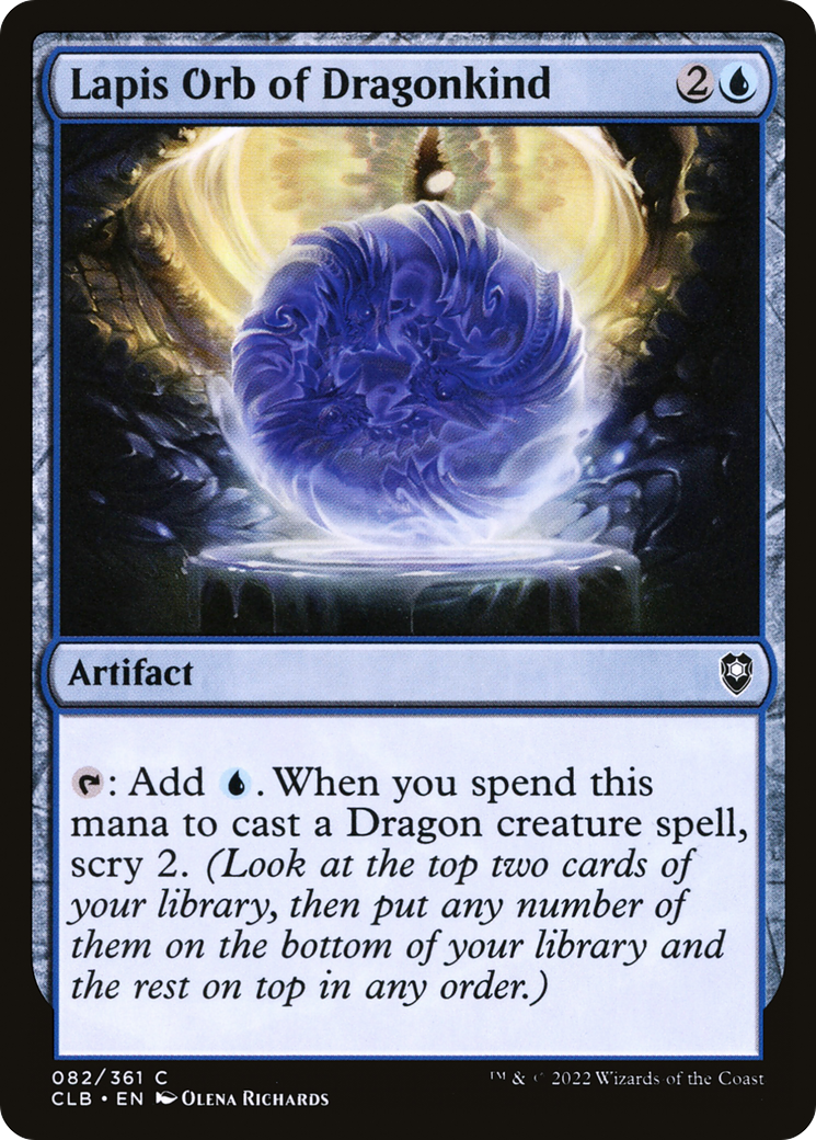 Lapis Orb of Dragonkind - Foil