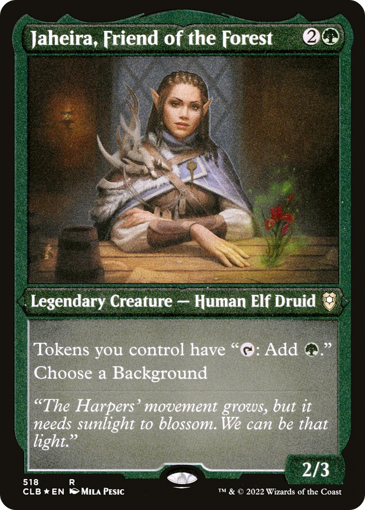 Jaheira, Friend of the Forest - Foil Etched
