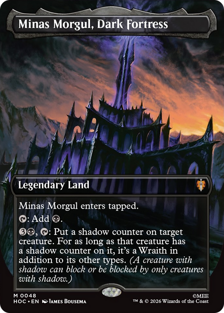 Minas Morgul, Dark Fortress (0048) (Borderless) (HOC)