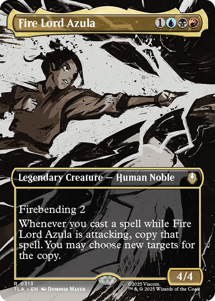 Fire Lord Azula (0313) (Borderless) - Foil tla