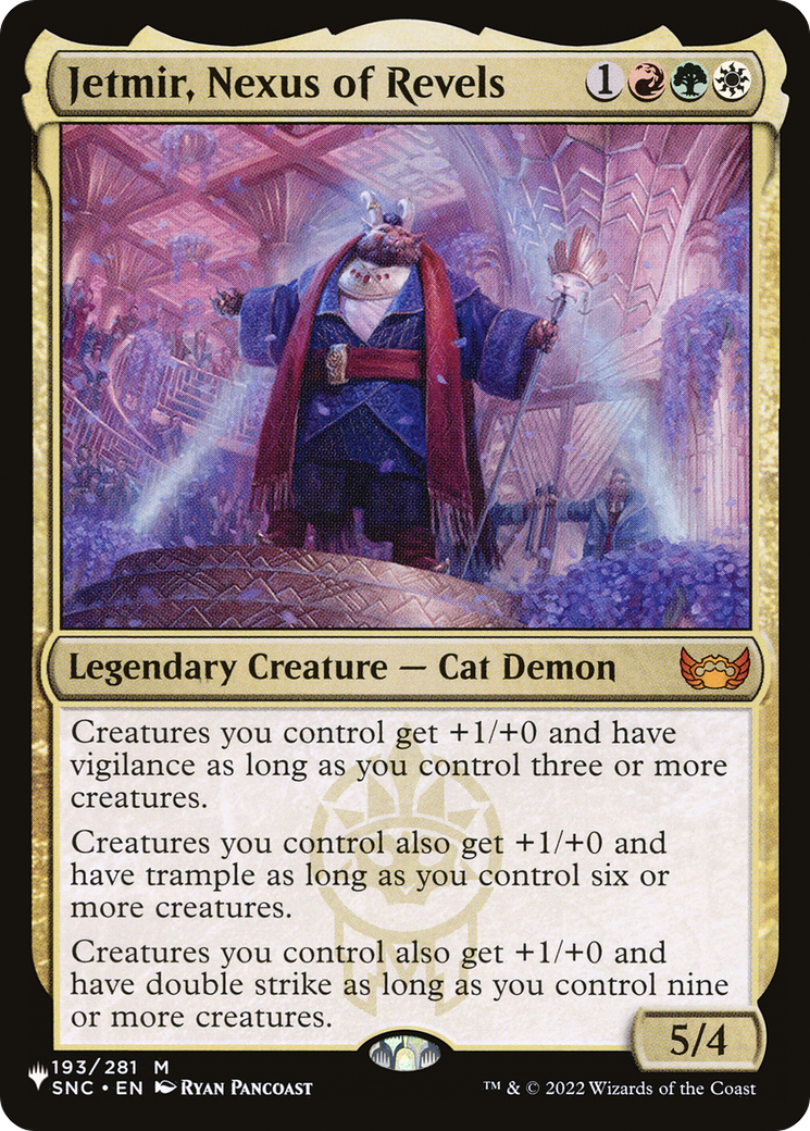 Jetmir, Nexus of Revels (SNC-193) (PLST)