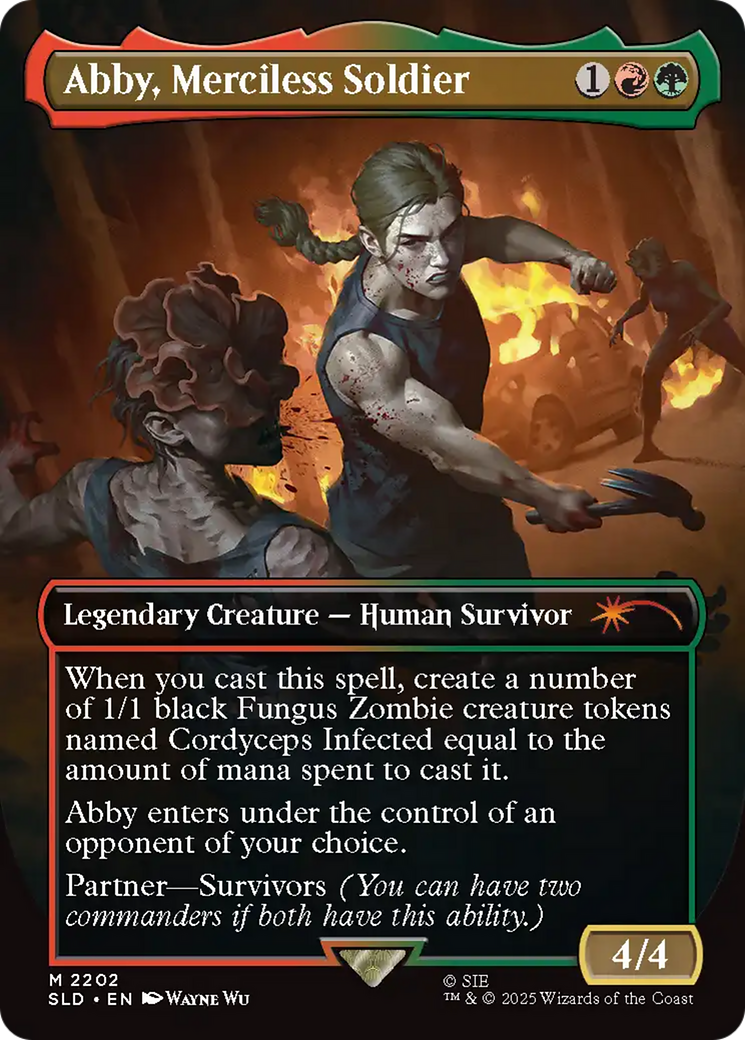 Abby, Merciless Soldier (2202) (Borderless) - Foil sld