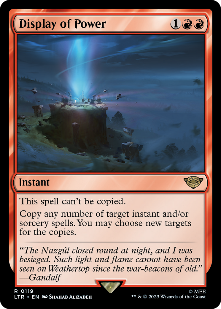Display of Power - Foil