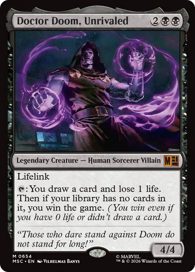 Doctor Doom, Unrivaled (MSC)