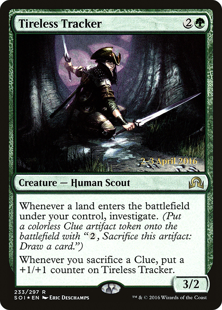 Tireless Tracker (233) (Prerelease) - Foil