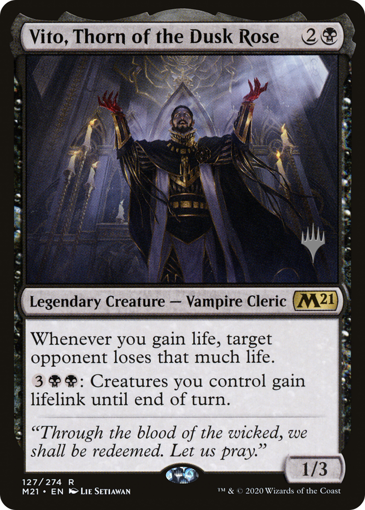 Vito, Thorn of the Dusk Rose (127) (Promo Pack) - Foil