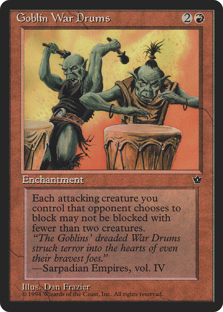 Goblin War Drums (Illus. Dan Frazier)