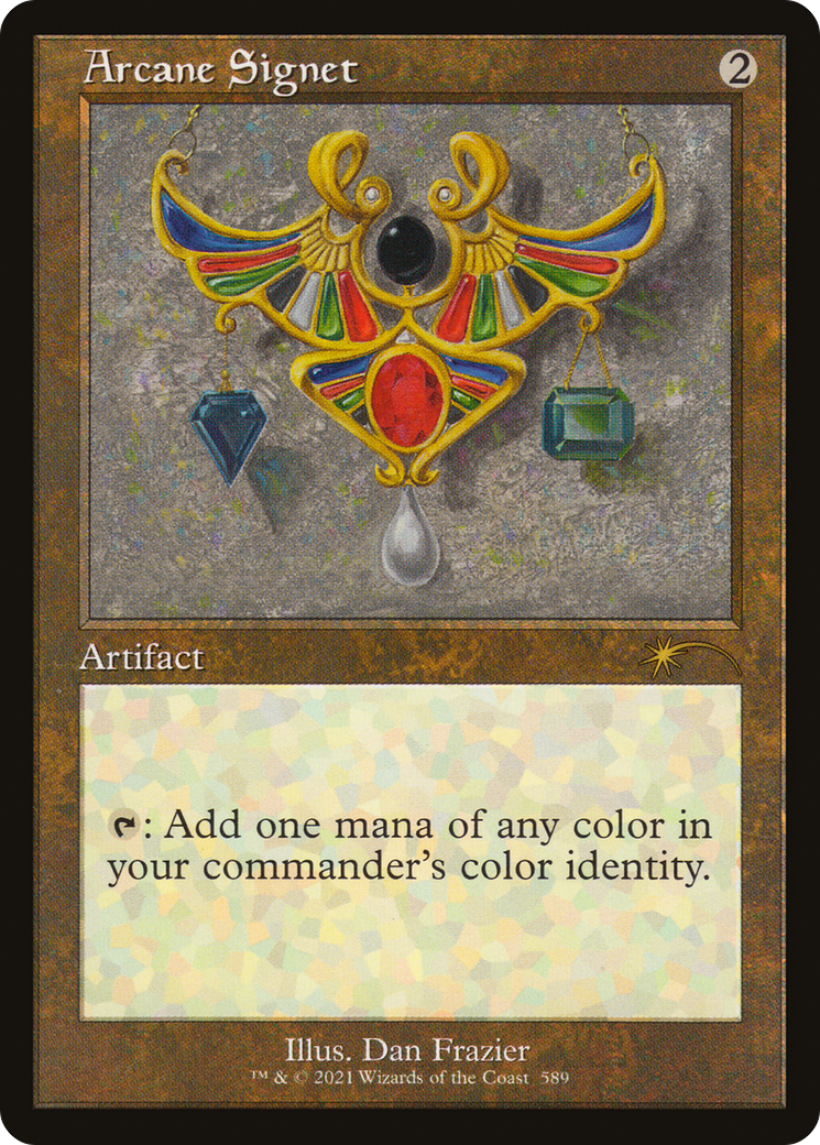 Arcane Signet (589) (Retro Frame) - Foil Etched