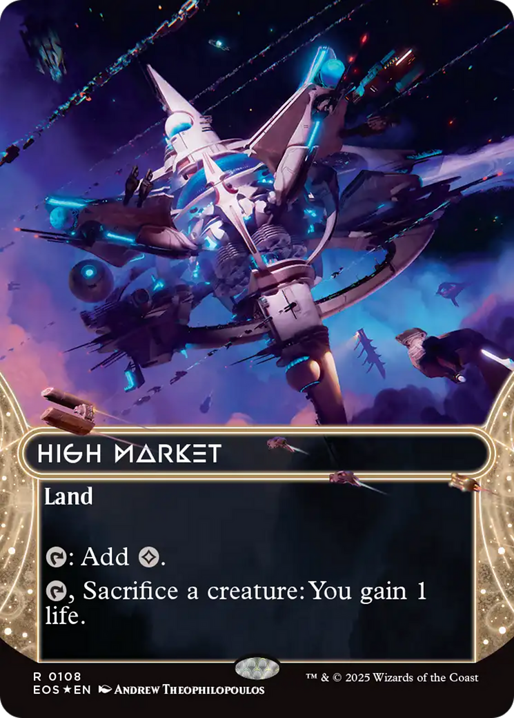 High Market (0108) (Borderless) - Galaxy Foil