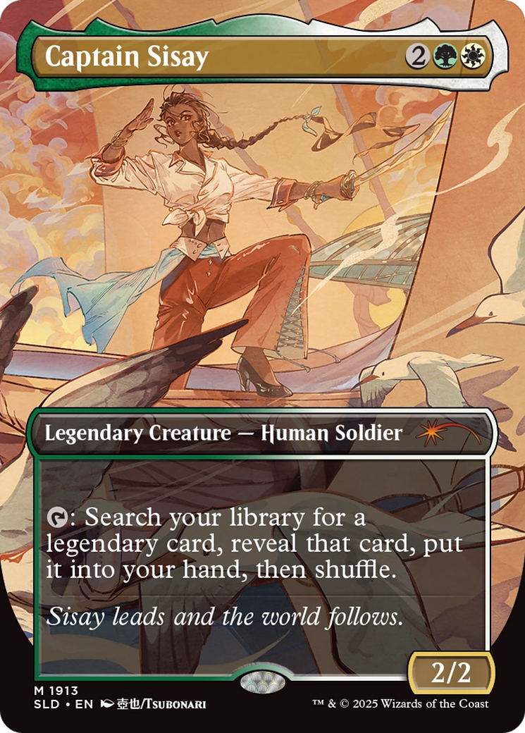 Captain Sisay (1913) (Borderless) - Foil